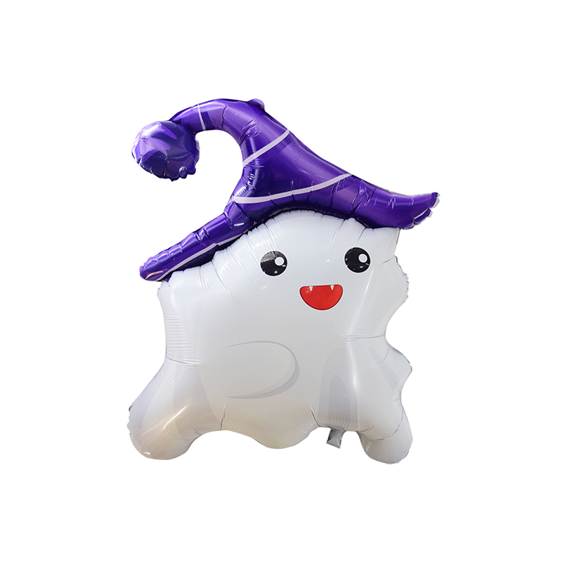 Chinese wholesale Halloween Party Decorations - Popular Halloween Hat Ghost foil balloon –  Lvyuan