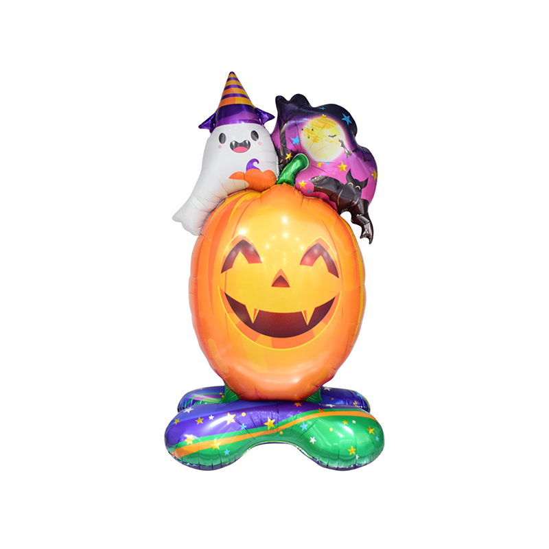 Big discounting Paper Hanging Decorations - Halloween Party Ghost Pumpkin standing airlooz foil balloon –  Lvyuan