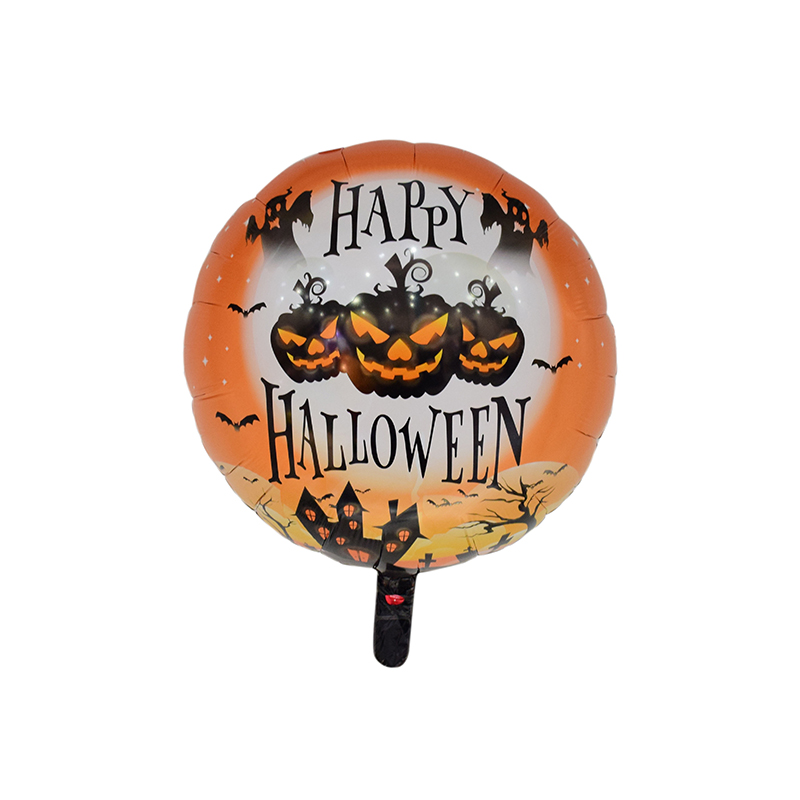 China Manufacturer for Helium Balloon Canister - 18″ Round Dusk Pumpkin Party Decoration foil balloon –  Lvyuan