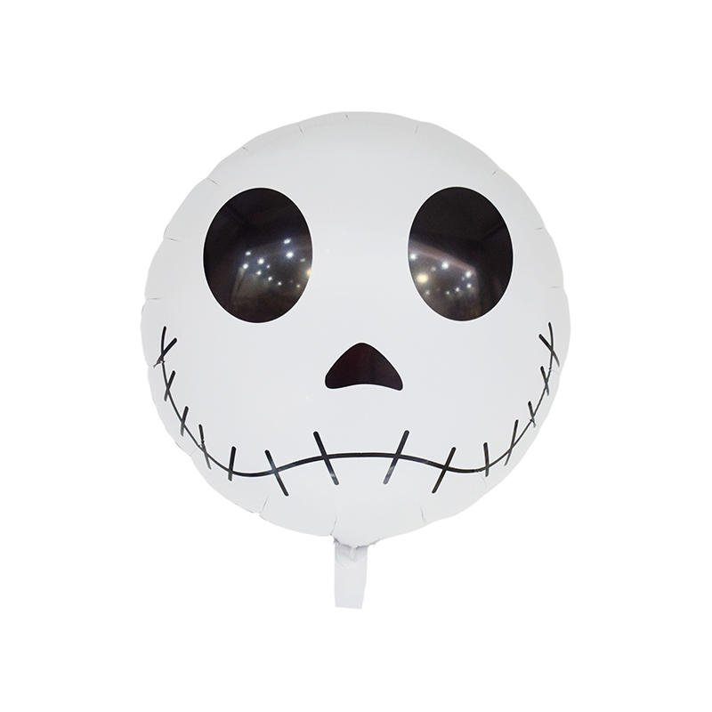 Hot-selling Custom Balloon - 18″ Round Halloween skeleton Party Decoration foil balloon –  Lvyuan