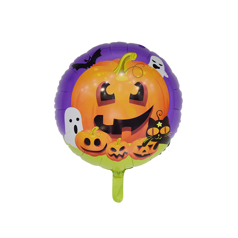 Trending Products Gender Balloons - 18″ Round Halloween jumbie pumpkins Decoration foil balloon –  Lvyuan