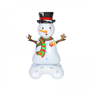 Factory selling Helium Cylinders - Party Decoration Christmas Snowman standing airlooz foil balloon –  Lvyuan