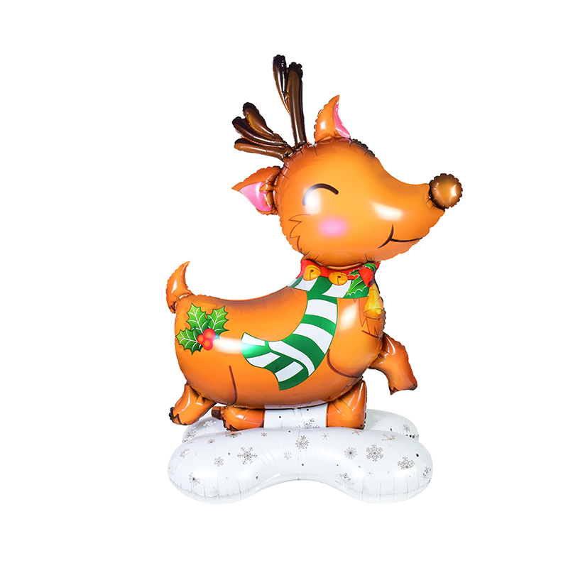 China Cheap price Animal Print Balloons - Party Decoration Cartoon Christmas Elk standing airlooz foil balloon –  Lvyuan