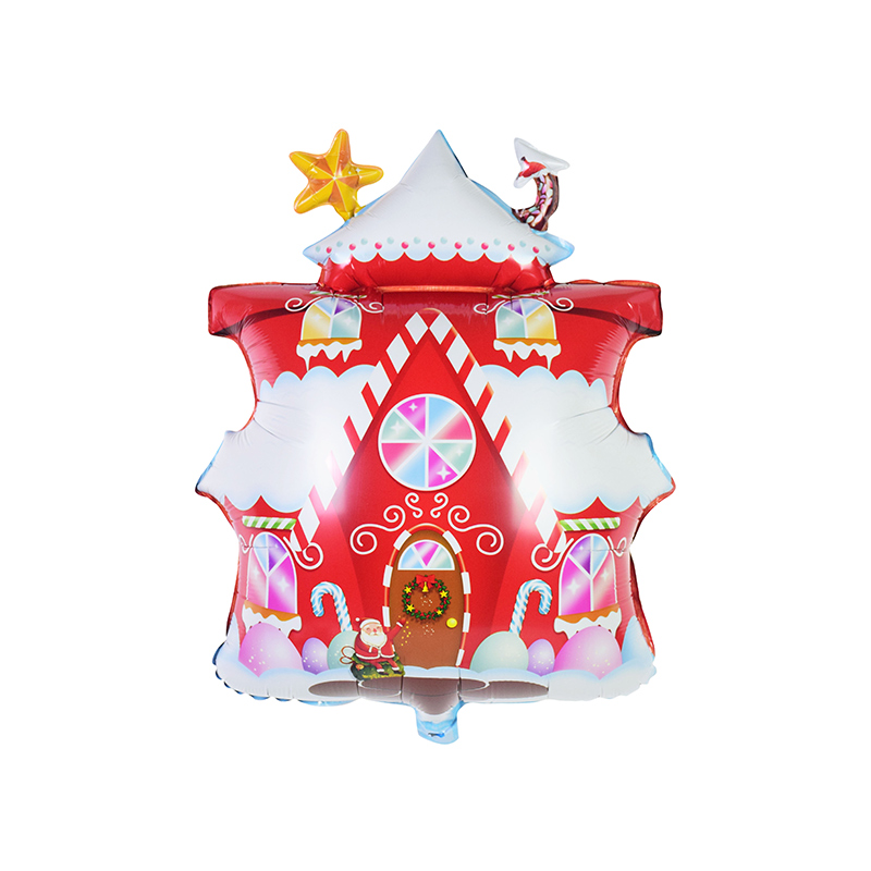 Factory directly supply Housewarming Party Decorations - Super shape Party decoration Christmas Castle foil balloon –  Lvyuan