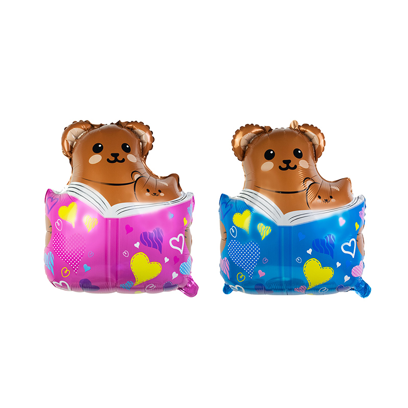 New Fashion Design for Balloon Holders - 24″ Mother’s day book Baby and mother bear  –  Lvyuan