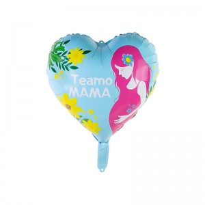 2022 wholesale price Helium Balloon - YY-F0917 18″heart shape Teamo Flower and pregnant woman –  Lvyuan