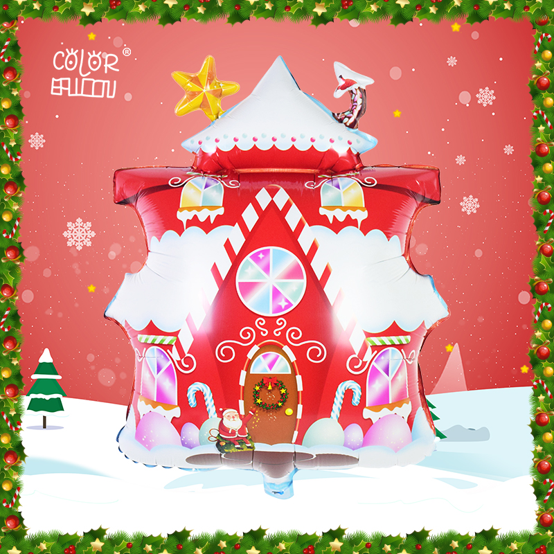 YY-F0852 Super shape Party decoration Christmas Castle foil balloon