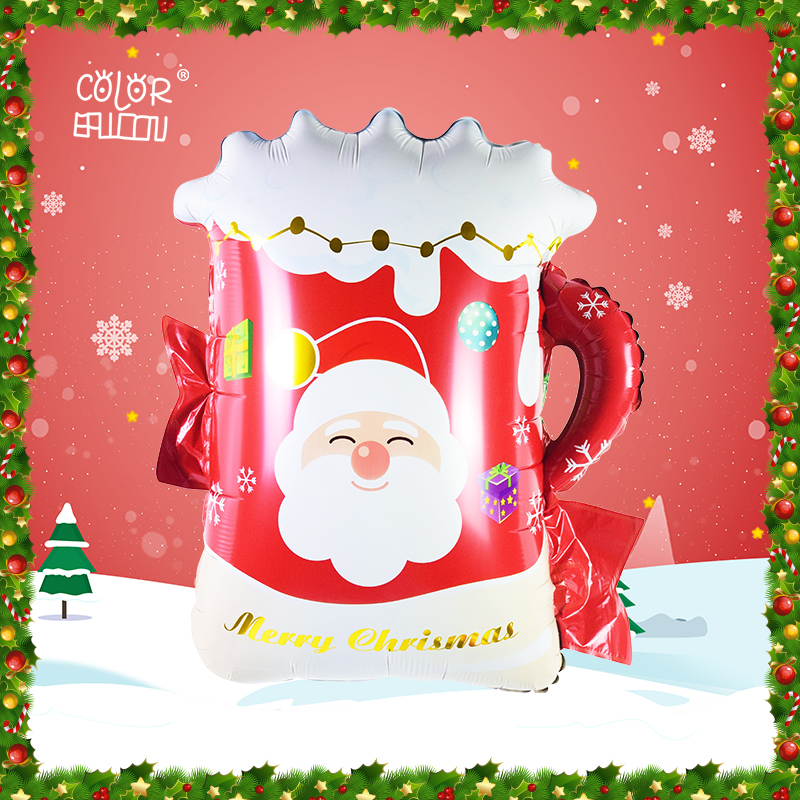 YY-F0851 Super shape Party decoration Christmas Cup foil balloon