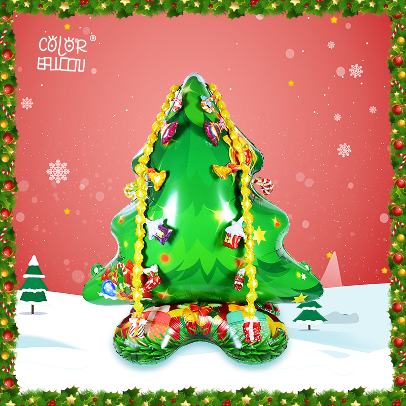 YY-F0833 Party Decoration Christmas Tree standing airlooz foil balloon