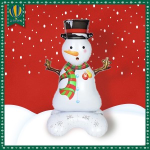 Wholesale Discount Clown Halloween Decorations - Party Decoration Christmas Snowman standing airlooz foil balloon –  Lvyuan