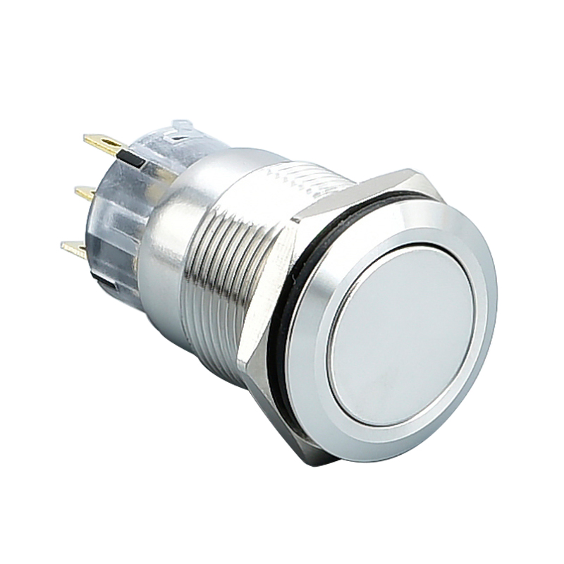 19mm Electronic Illuminated Push button Waterproof Metal Push Button Switch with LED Featured Image