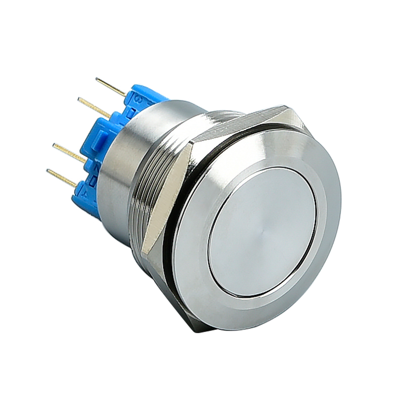 25mm 1NO 1NC high quality Non-illuminated metal push button switch