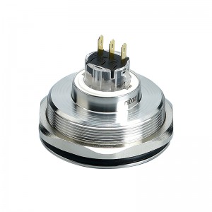40mm Stainless steel logam push tombol switch