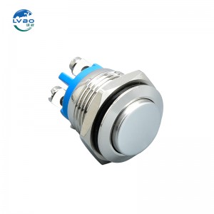 12v Waterproof LED Push Button Switch 16mm SPDT