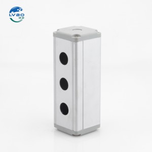 16мм/19мм/22мм водоотпорна кутија со копче од алуминиумска легура со притискање со надворешна кутија за контрола на напојувањето