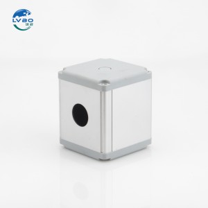 Kotak Sakelar Tombol Tekan Logam Campuran Aluminium Tahan Air 16Mm/19Mm/22Mm dengan Kotak Kontrol Daya Luar Ruangan