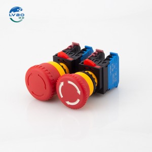 Emergency Stop Push Button Switch 12V24V Latching High Current Power Supply