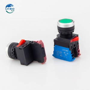 High Voltage Reset Push Button Switch 220 volt big red start electrical switch