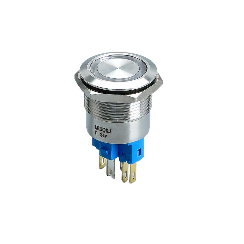 China wholesale Game Push Button Switch Push Suppliers –  New 1NO1NC Button Switch Has A Hole of 22mm – LVBO