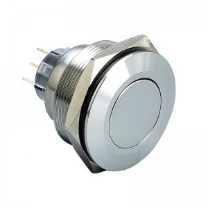 30mm 3/5 Pin Stainless steel waterproof push button switch