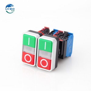 22mm I-reset ang Push Button Switch na may mataas na kalidad na pang-industriyang power start switch