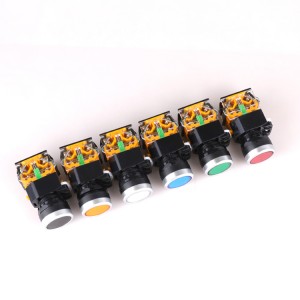 10A LA38 switches red light High head push button Self-recovery 24v