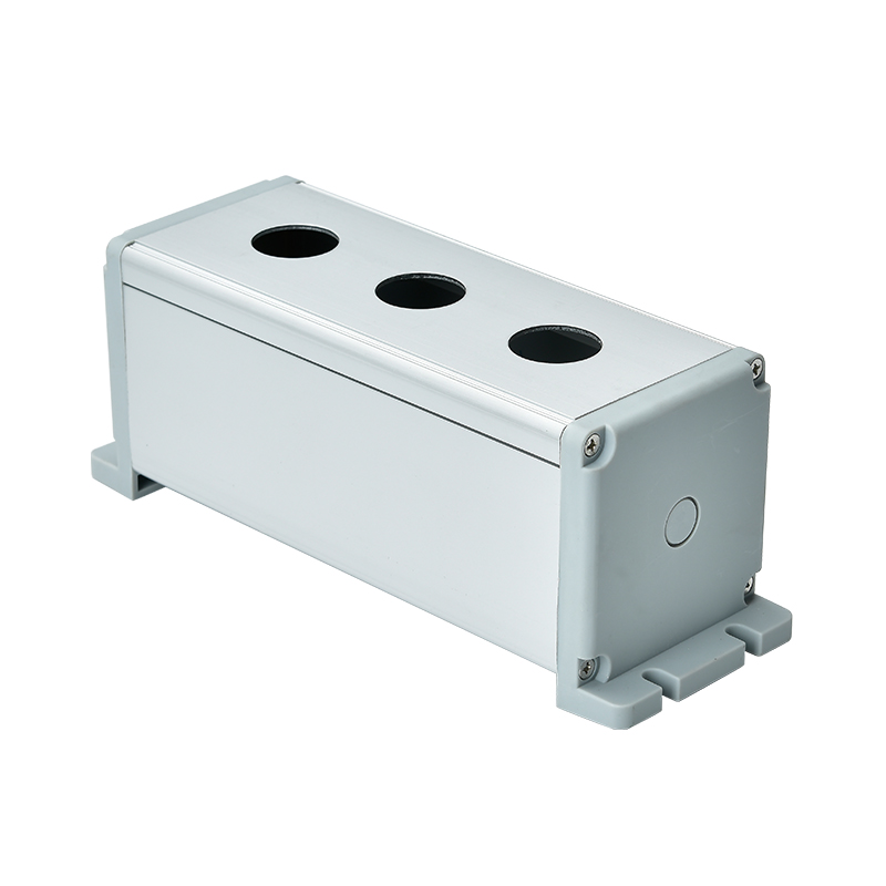 Three Hole With Ear 65*65 waterproof Aluminium Alloy Metal Push Button Switch box Featured Image