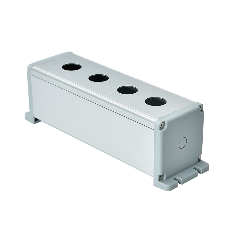 Four Hole With Ear 65*65 waterproof Aluminium Alloy Metal Push Button Switch box Featured Image