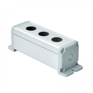 Three Hole With Ear 45*45 waterproof Aluminium Alloy Metal Push Button Switch box