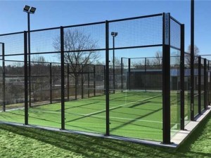 Factory best selling China Wpt Top Quality Supplier Padel Court Singles Panoramic Padel Court Safety Foam Sport Outdoor Portable Padel Court Indoor
