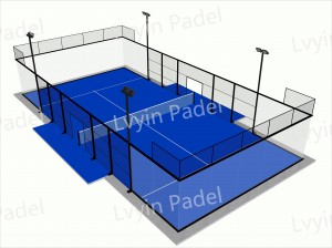 China Cheap price Padel Court Best 20*10m Size Padel Tennis Court China Wholesale Factory Price Panoramic Sport New Style Paddle Tennis Court