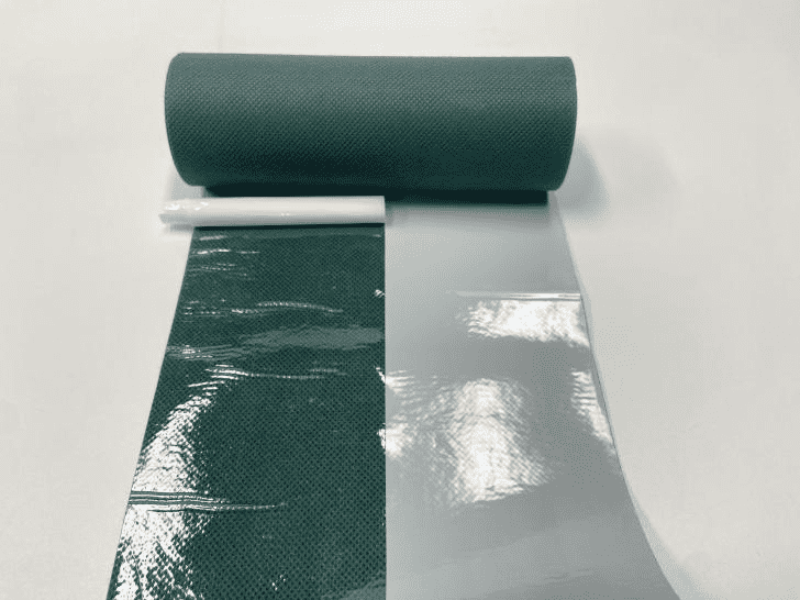 OEM/ODM Manufacturer Indoor Artificial Turf - Single Sided Self Adhesive Non-woven Fabric Tape for Artificial Turf Grass Joining Seam, Artificial Grass Joint Tape –  LVYIN detail pictures