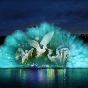 vodeni ekran-film-fontana, rasvjetna predstava, fontana-tvrtka