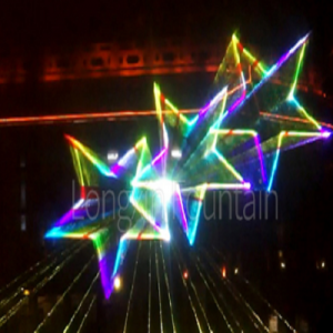 Lasershow Dansende muziekfontein Rgb Huwelijksfeest Laserprestaties Sneeuwvlokken en mist Machine dmx-besturing