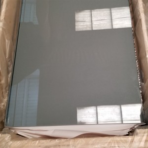 5mm grey  tempered glass for Aluminum patio cover and awning