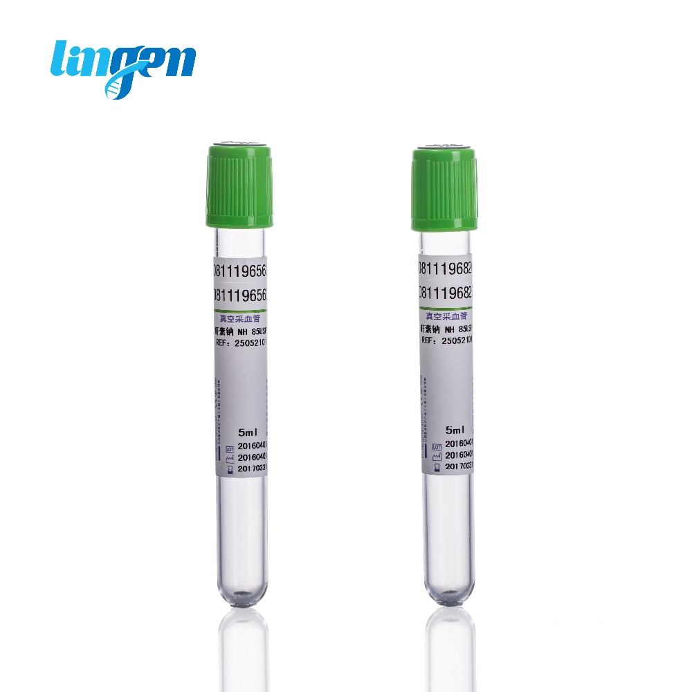 Blood Collection Tube Green Tube