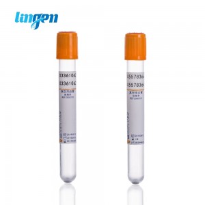 Manufacturer For Disposable Sampling Tube - Blood Collection Orange Tube – Lingen