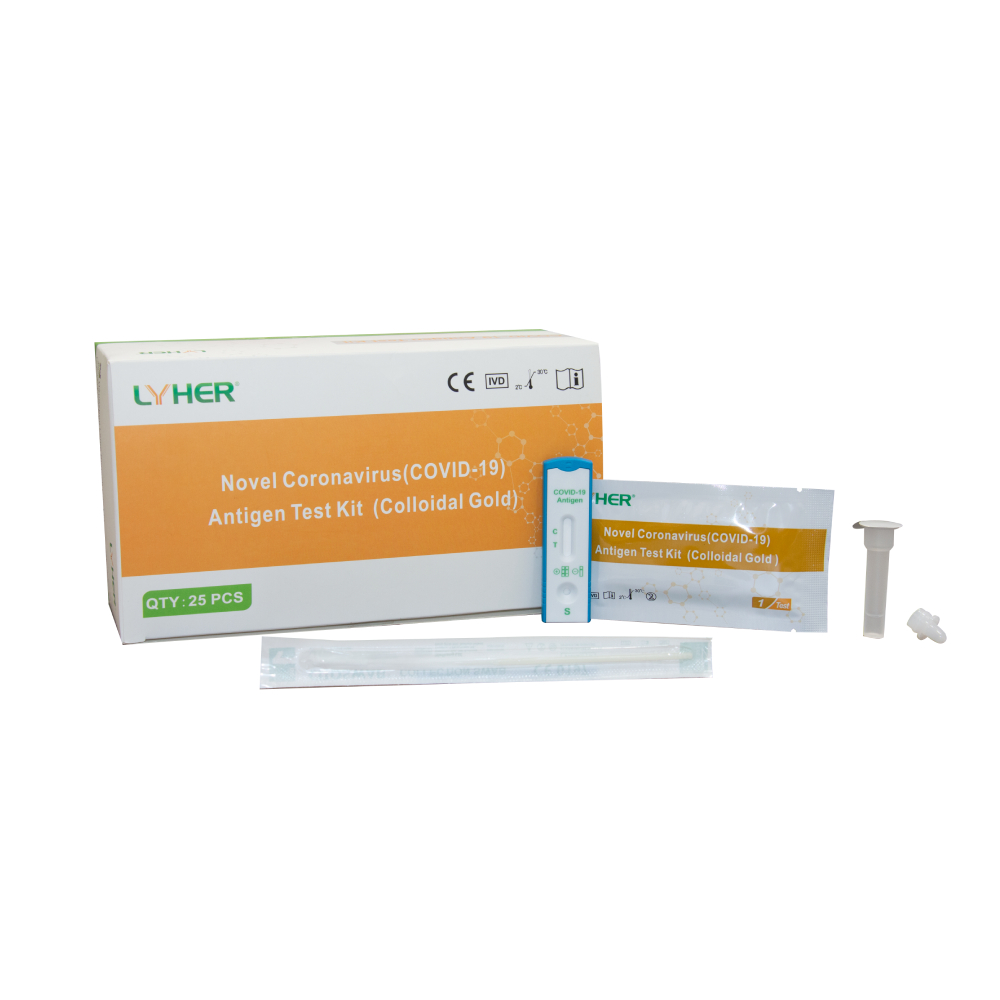 Novel Coronavirus (COVID-19) Antigen Test Kit (Colloidal Gold) - nasal