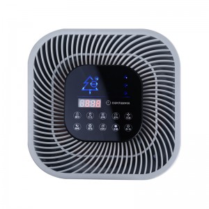Quality Inspection for China Antivirus Antimicrobial Pm2.5 Display Air Cleaner Home Desktop Air Purifier with True HEPA Filter Factory Price