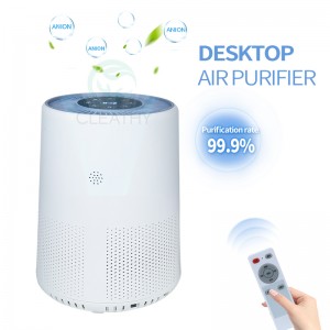 UV Air purifier disinfection manufacture -Wifi air purifier with true Hepa filter
