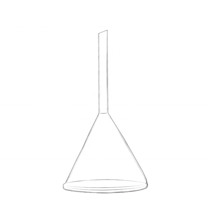 New Arrival China Chemical Apparatus - 90mm waterbottle lab glass measuring funnel for teaching – Lianying