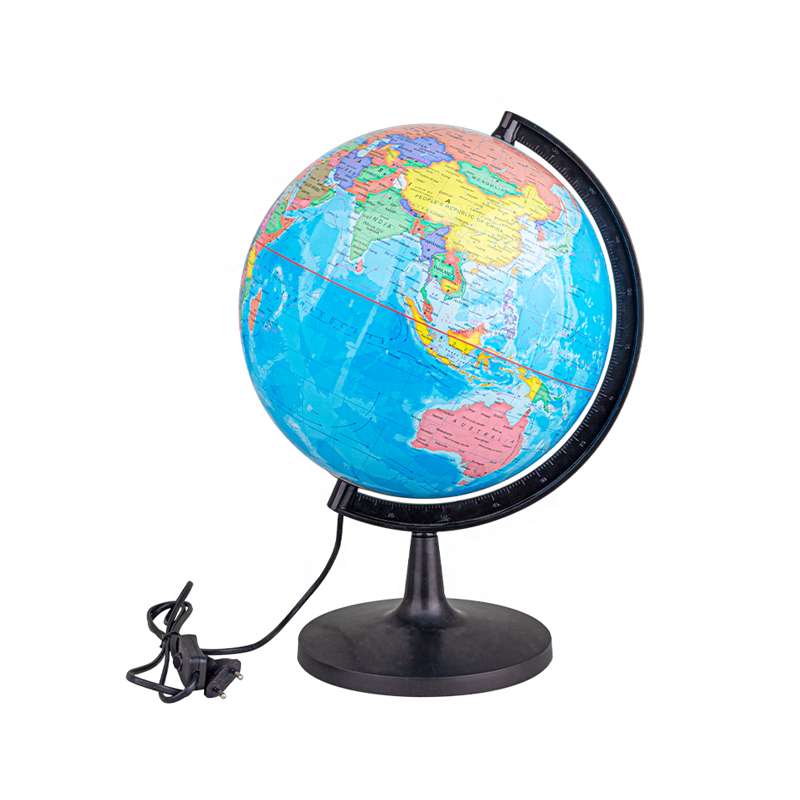 2019 China New Design Geographical Apparatus – illuminated physical political led light globe with lamp – Lianying
