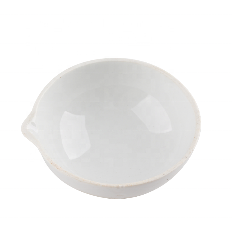 Professional China Test Tubes Rack - 80mm 90mm laboratory ceramic porcelain evaporation dish – Lianying