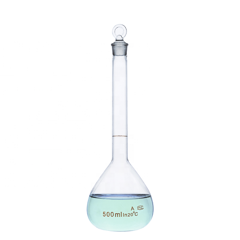 500ml chemical glassware volumetric flask for student