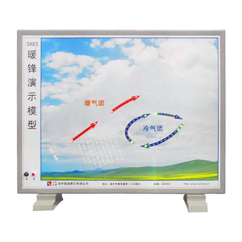 aluminum alloy panel warm front demonstrator with led