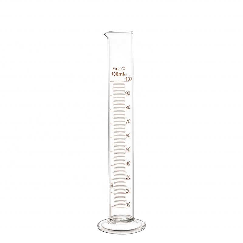 Hot New Products Cathode Ray Tube - 100ml transparent glass graduated cylinder for chemistry – Lianying