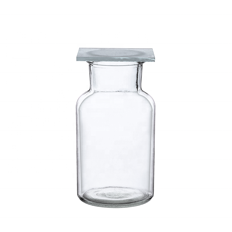 60ml 125ml 250ml glass gas collecting bottle for lab