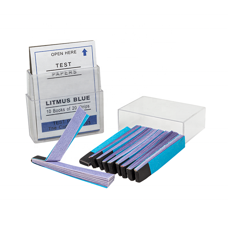 acid indicator ph blue litmus test strips paper