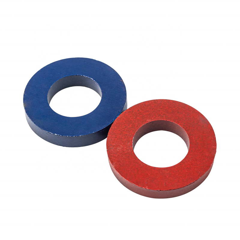 Blue Red North Pole South Pole Ring Magnet For Sales