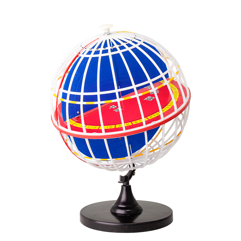 sphere rotating 360 longitude and latitude model